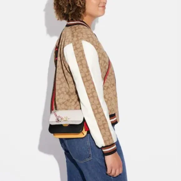 Coach Disney Mickey Mouse X Keith Haring Mini Brynn Crossbody Leather Purse Bag - Picture 8 of 8